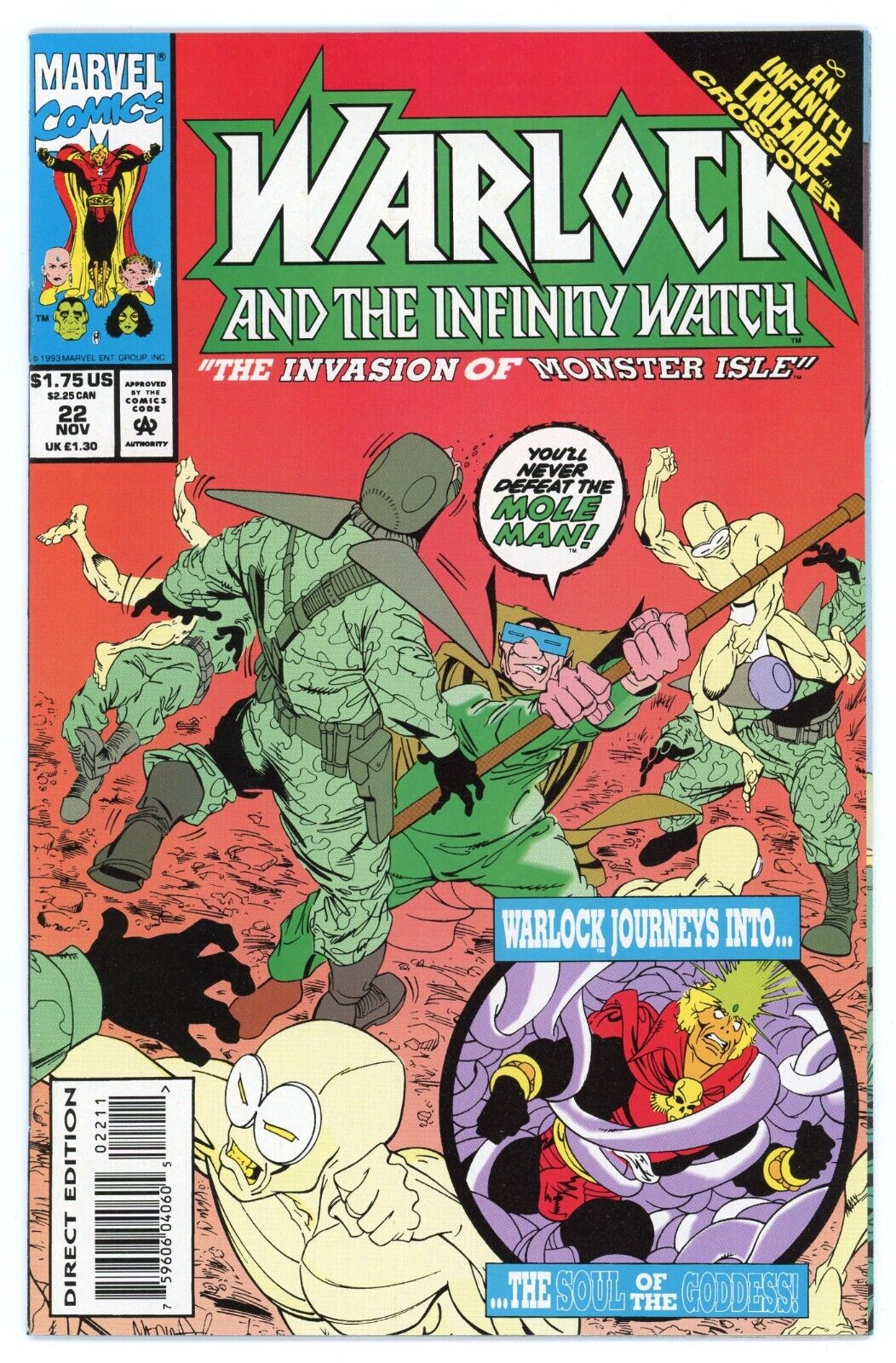 Warlock and the Infinity Watch #22 Marvel Comics 1993