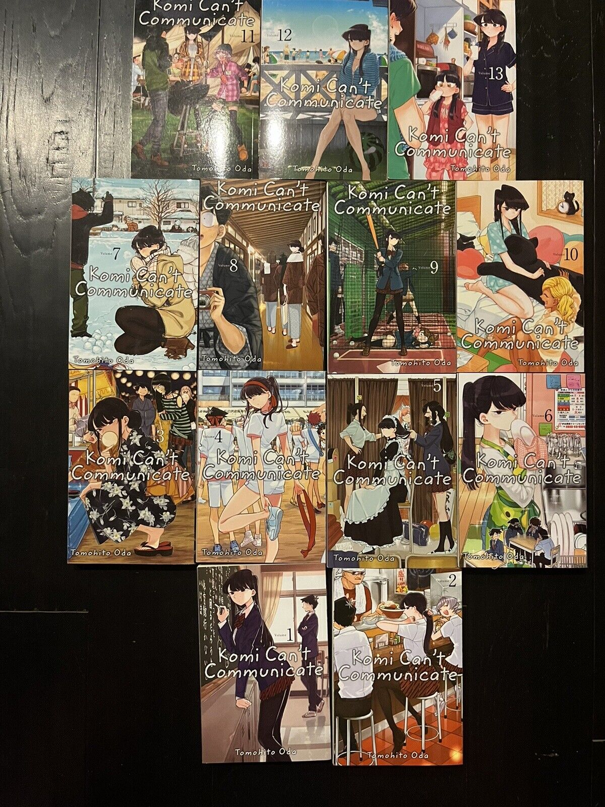 Komi Can't Communicate Manga Lot Vol 1-13 English Viz Media Shonen Sunday Ed.