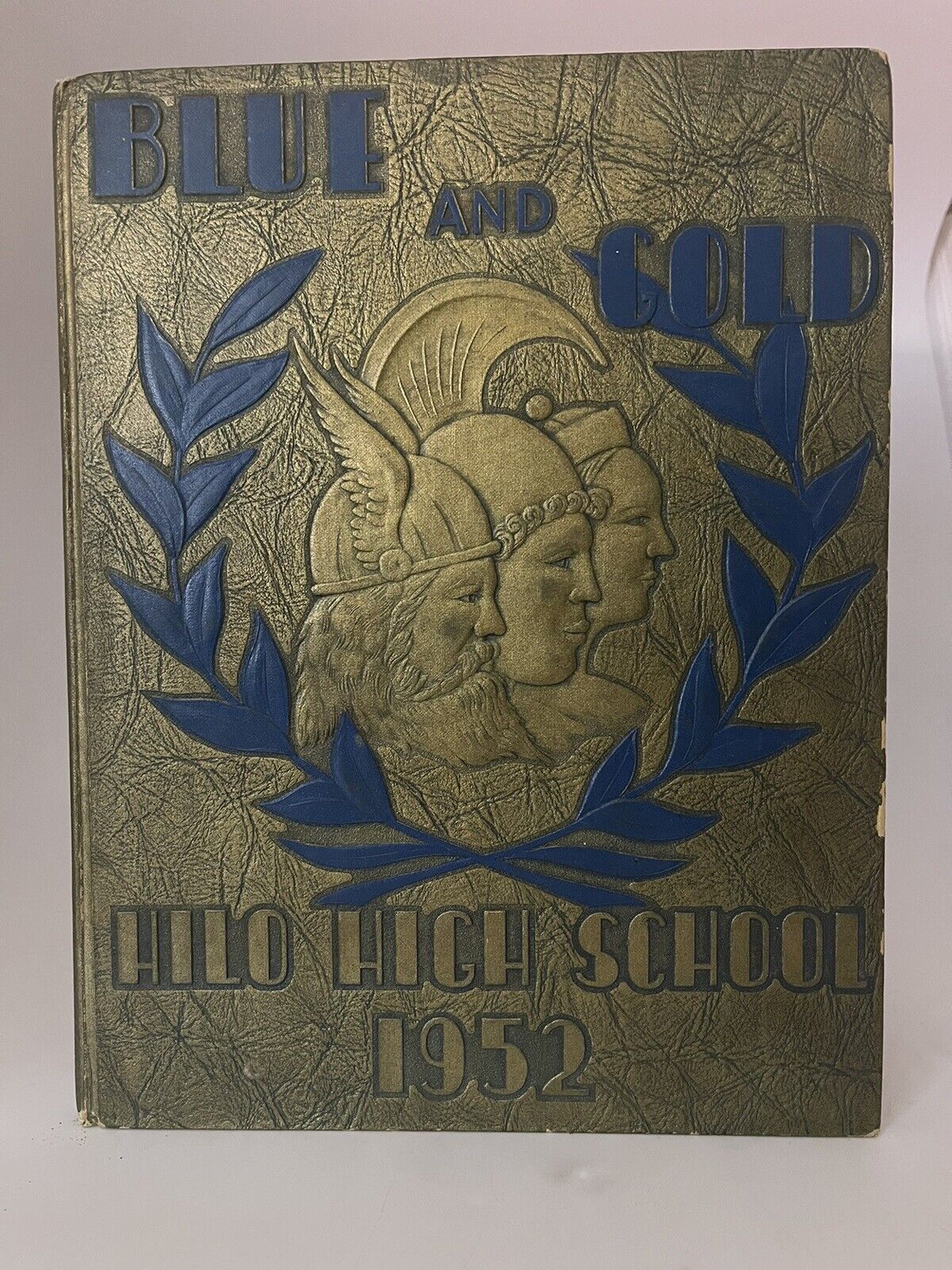 Hilo High School 1952 Yearbook Annual Blue and Gold Hawaii Vintage