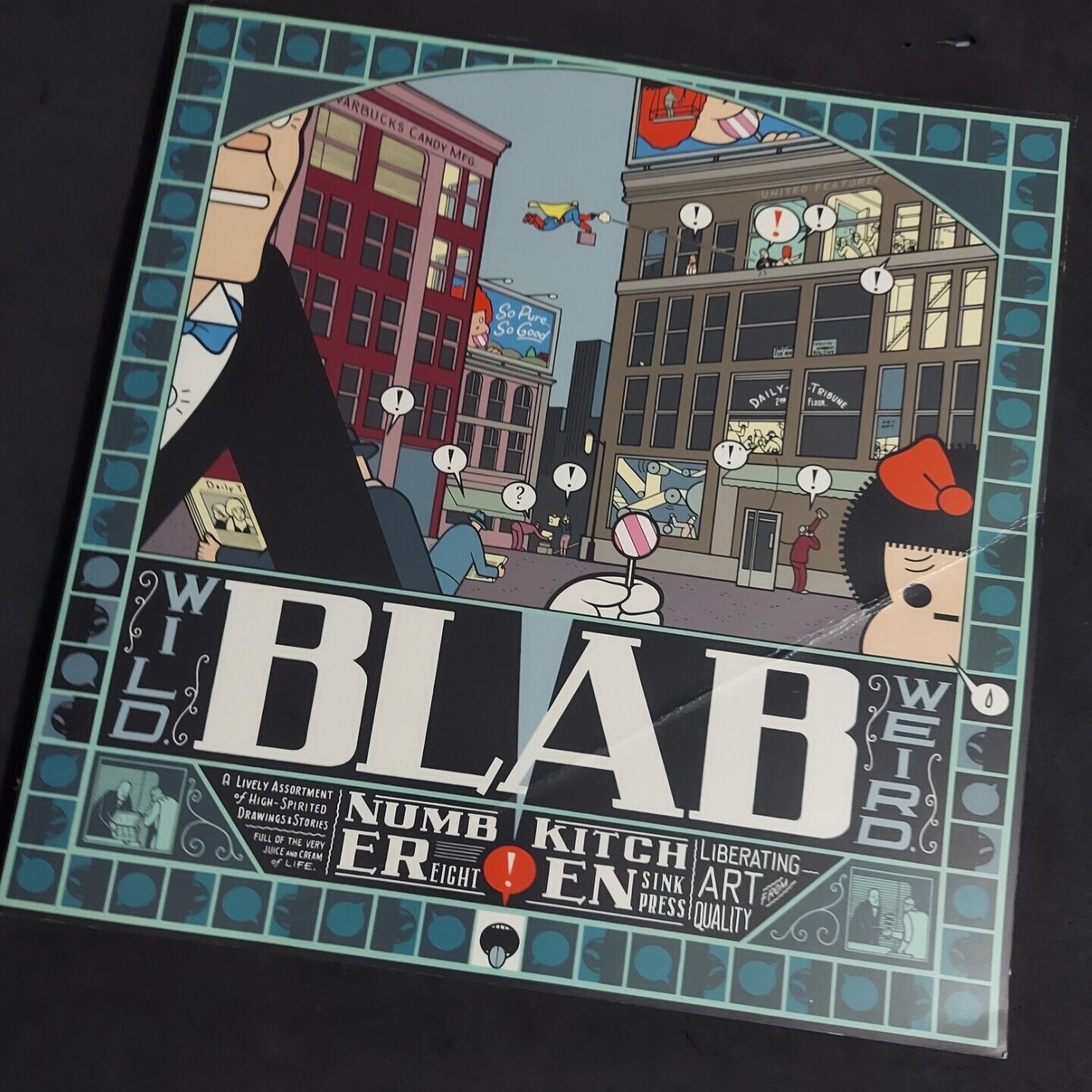 BLAB VOL. 8 By Monte Beauchamp *CREASED COVER *