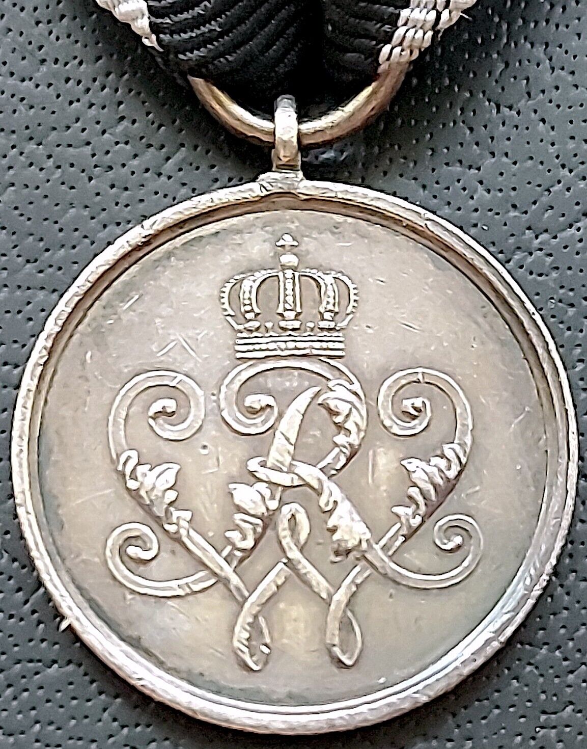 ✚11347✚ German Prussian pre WW1 Warrior Merit Medal KRIEGERVERDIENST 1873 vers.