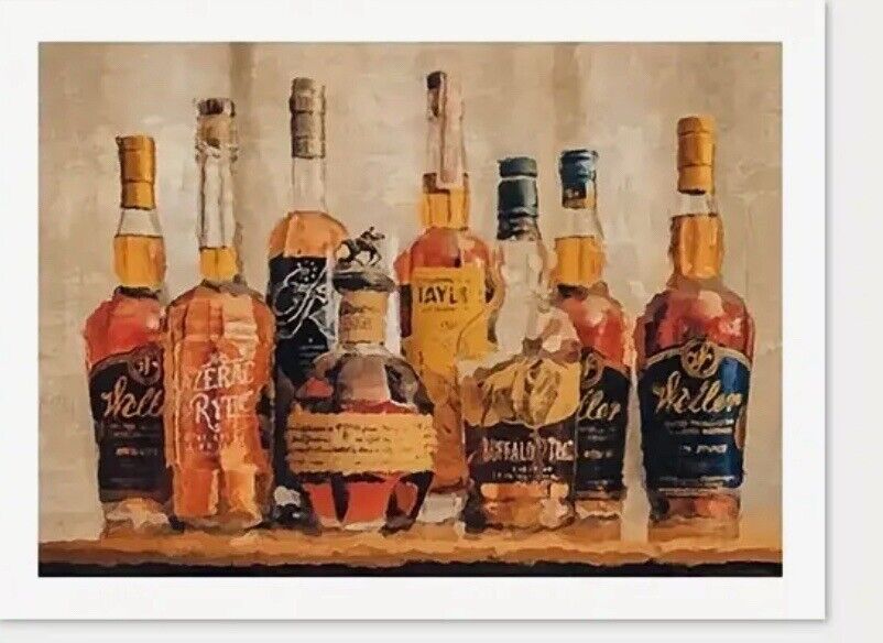 Buffalo Trace Distillery Collection Canvas Sign Bourbon Collectible