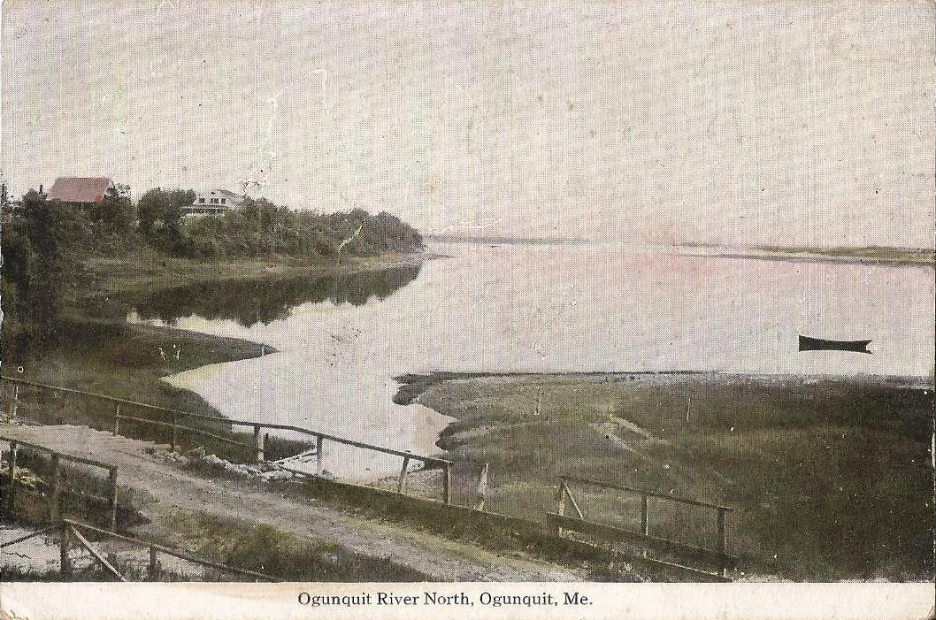 Postcard Maine Ogunquit River North York County c1907-15