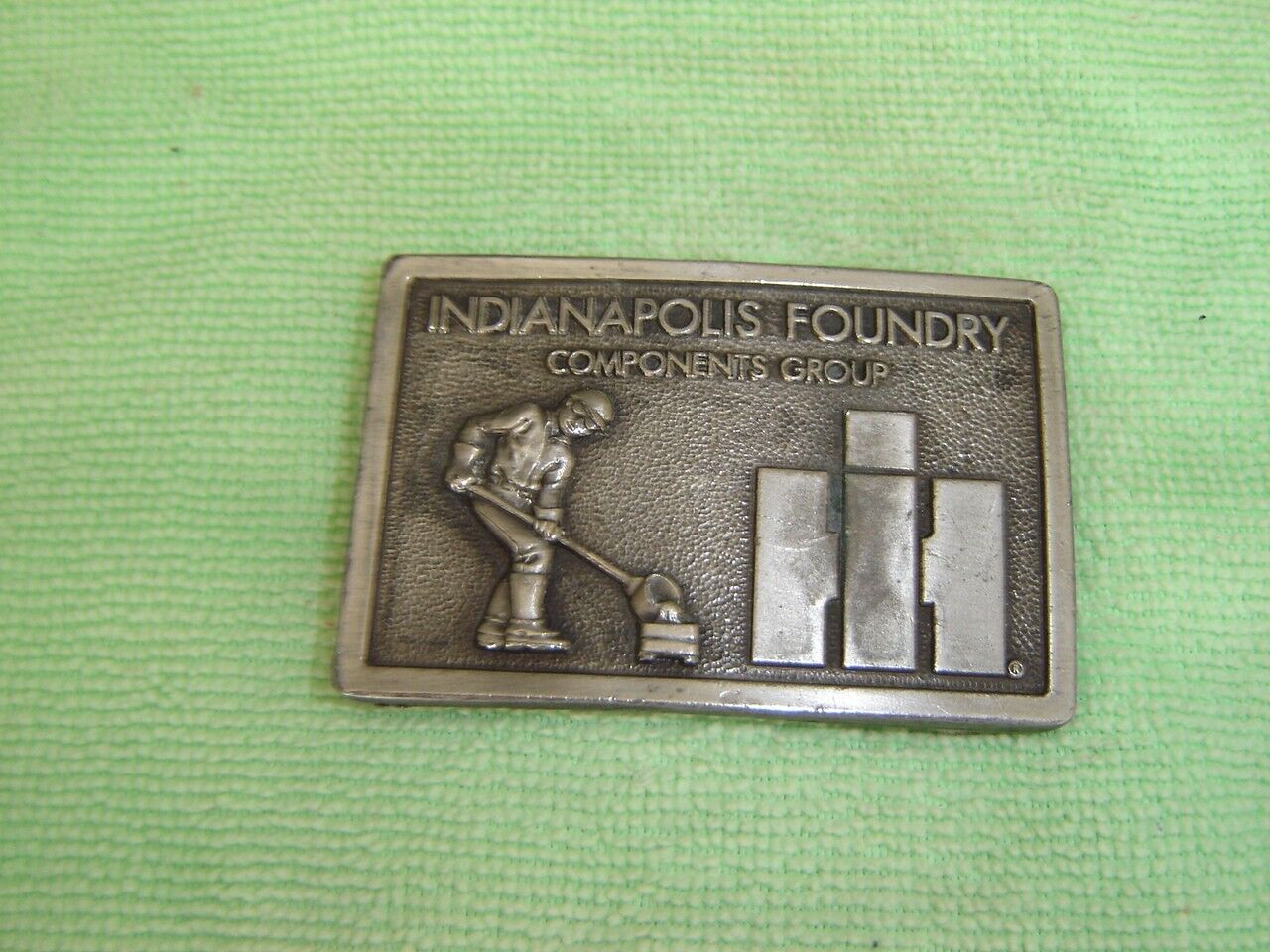1977 1978 IH International Harvester Belt Buckle Indianapolis Foundry Components