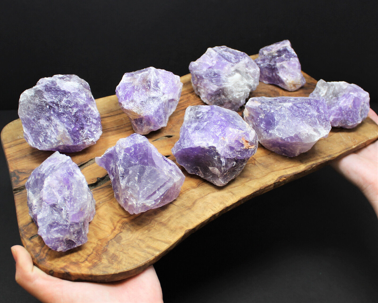 JUMBO Rough Natural Amethyst Chunks, Huge Raw Purple Amethyst Crystals (Brazil)