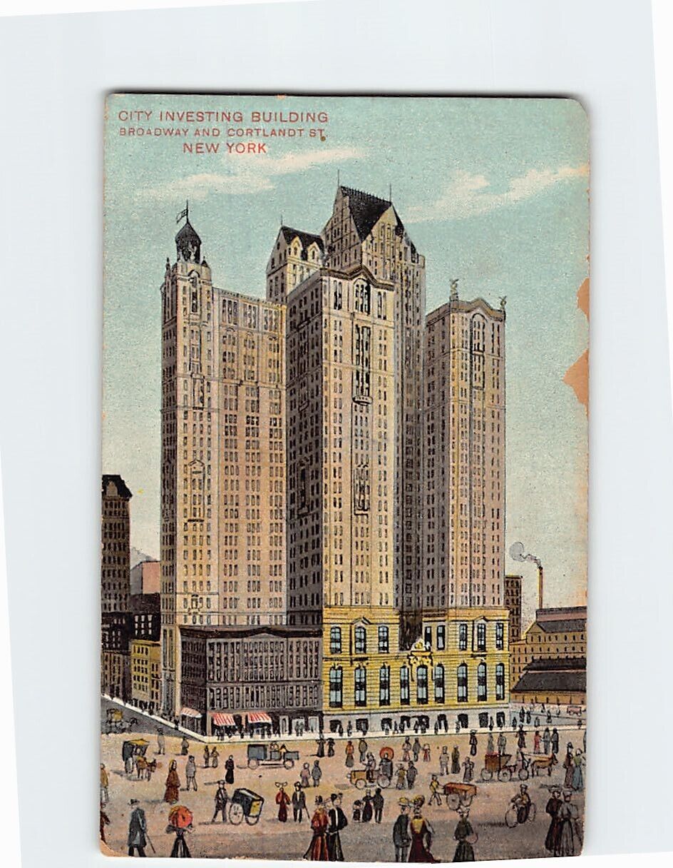 Postcard City Investing Building New York City New York USA