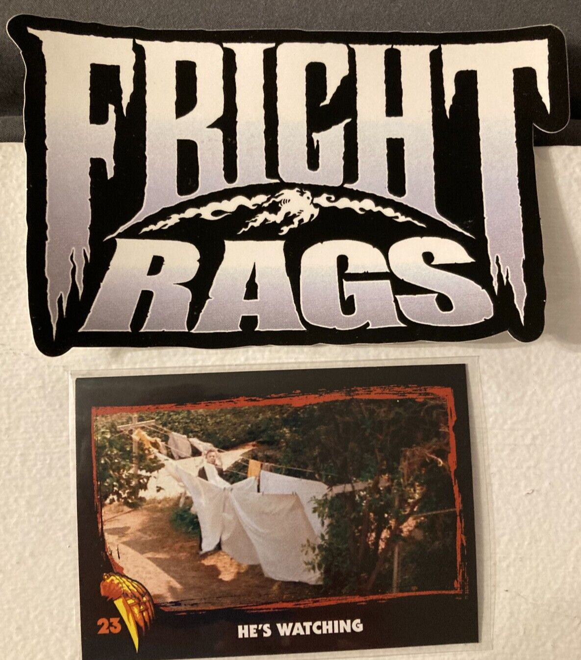FRIGHT RAGS HALLOWEEN TRADING CARD #23 MICHAEL MYERS \