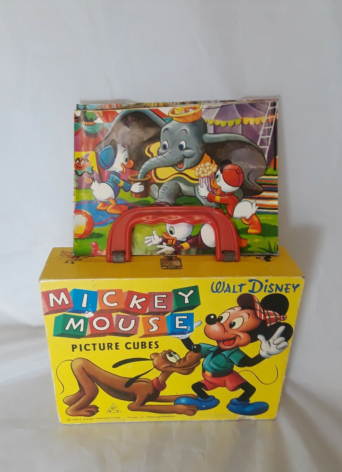 Vintage Walt Disney Picture Cubes Made in West Germany  1950's 