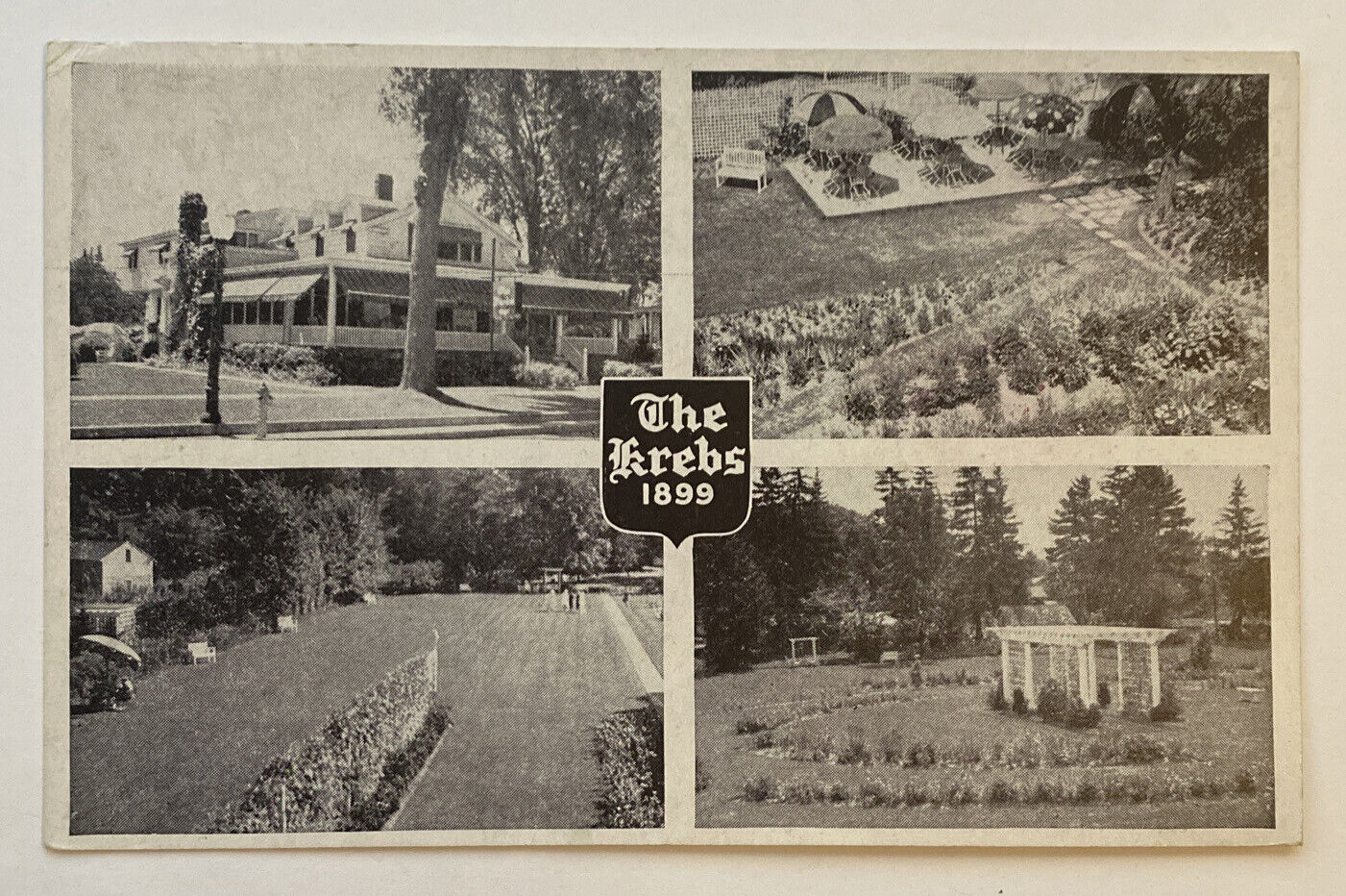 Skaneatles, NY, The Krebs, Vintage Advertising Postcard