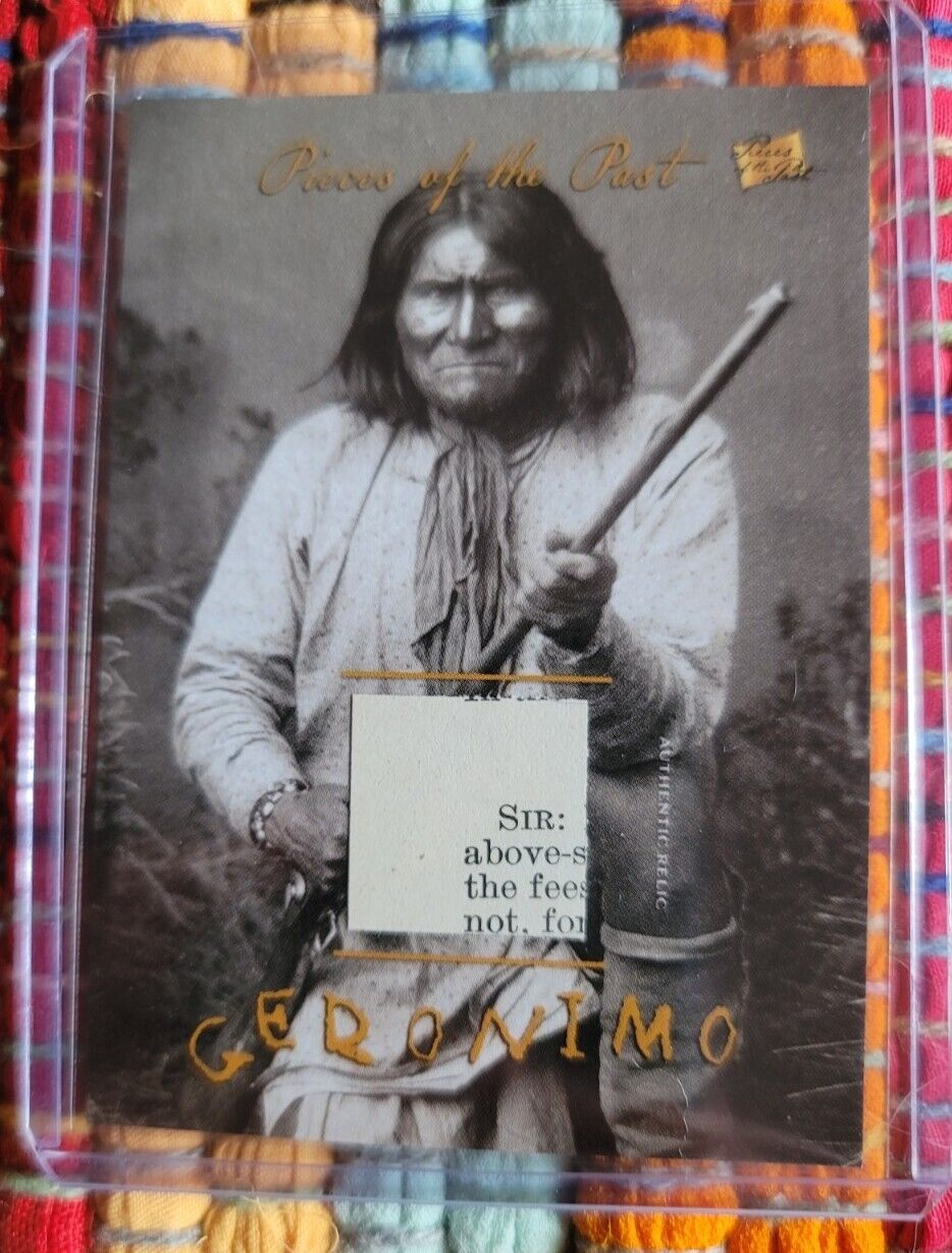 2023 Pieces Of The Past Geronimo Authentic Relic # 13