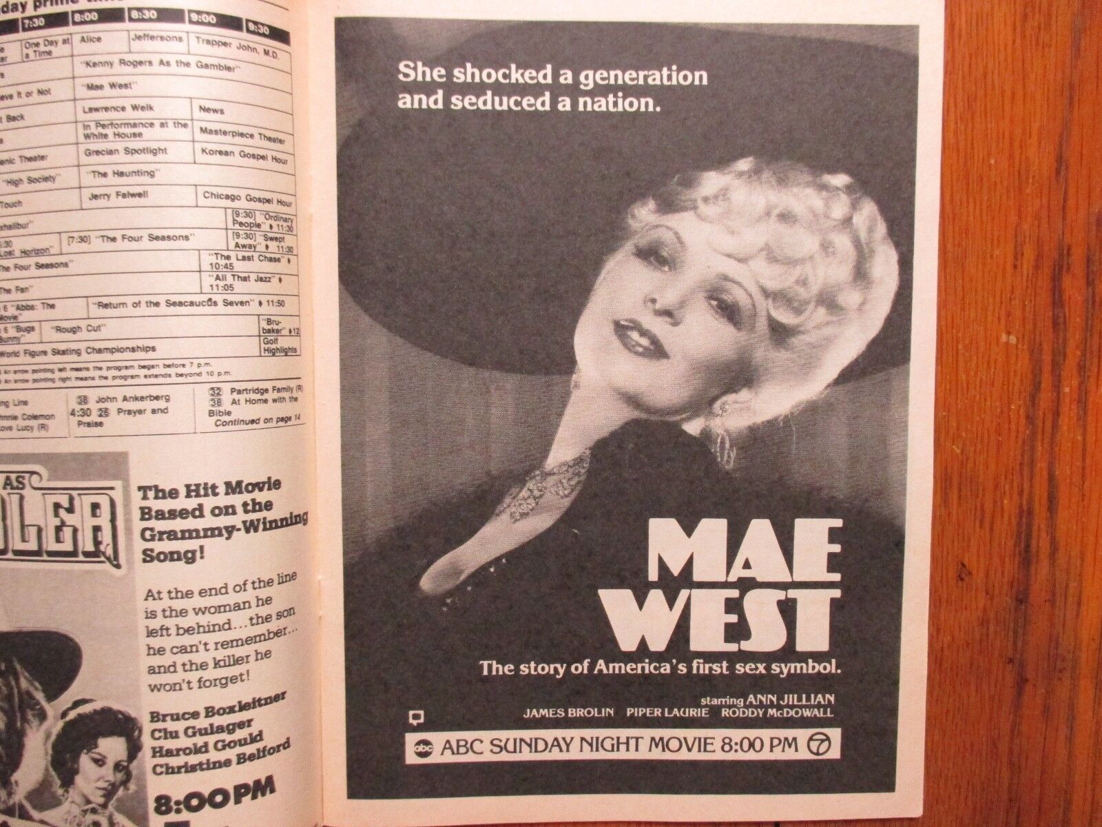 May-1982 Chicago Tribune TV Week Magazine(ANN JILLIAN/MAE WEST/LESLEY ANN WARREN