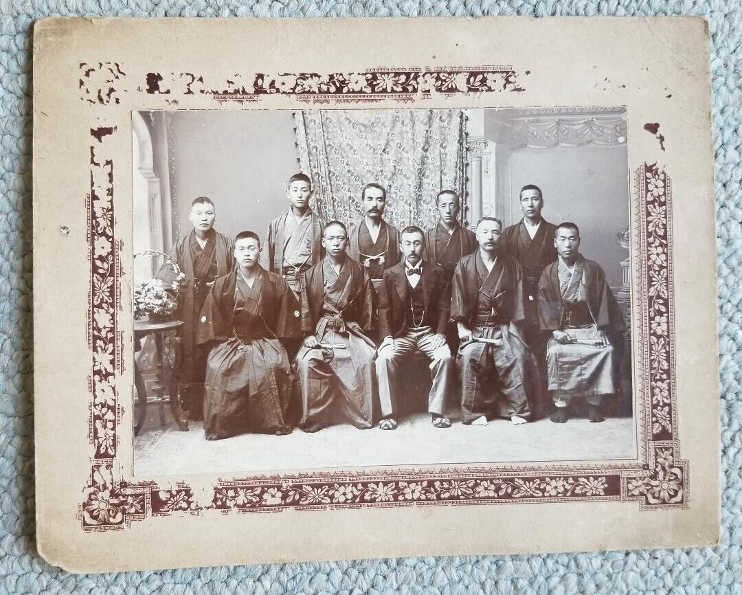 1906. Japan Omi Shinden Land Consolidation Photograph - Men Pictured Identified