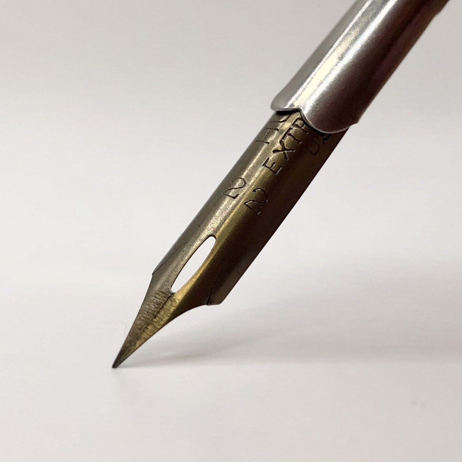 x3 Howard Hunt 22 Extra Fine Pen Nib Bronze Dip Pen Nib Vintage Calligraphy