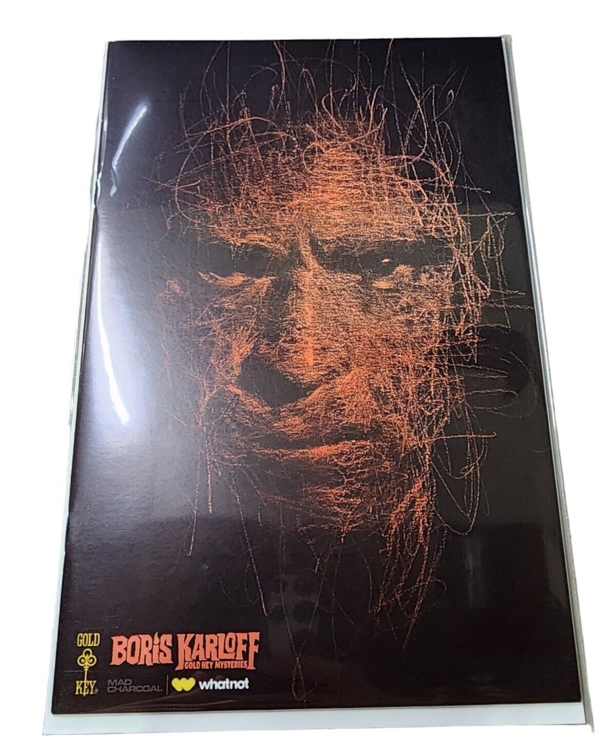 Boris Karloff Gold Key Mysteries # 2  Mad Charcoal Whatnot Con 2024 Exclusive NM