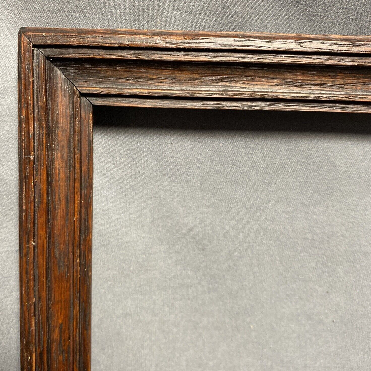 Antique Victorian Carved Oak Wood Frame 24.75\