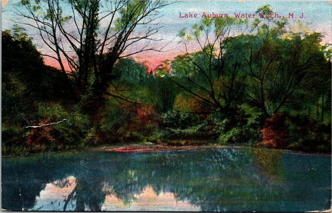 Water Witch NJ Lake Auburn New Jersey c1910s Germany postcard JQ6