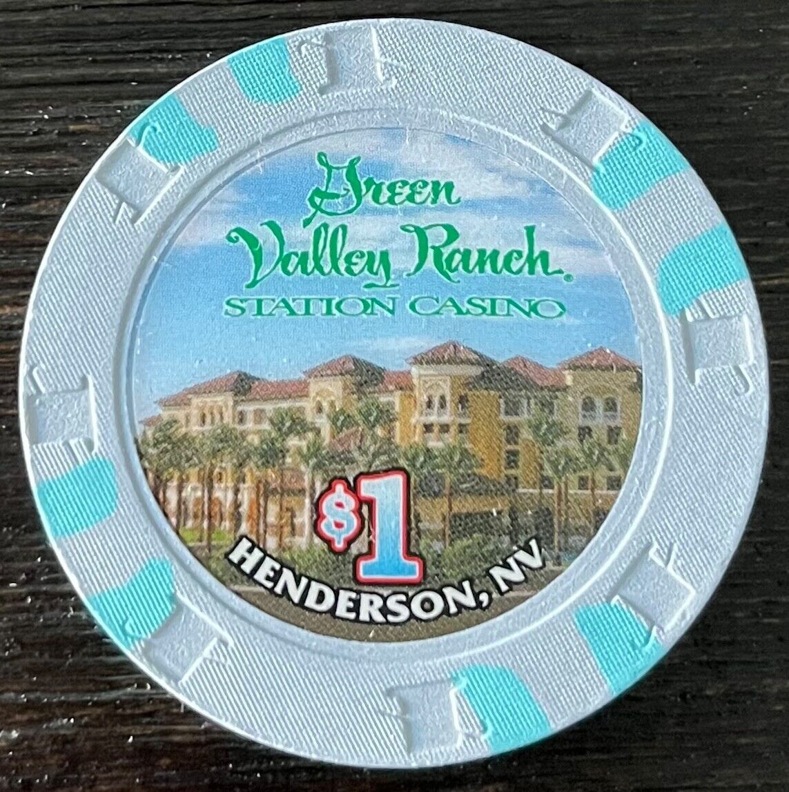 Green Valley Ranch Spa Hotel Casino Henderson Las Vegas NV Latest $1 Casino Chip