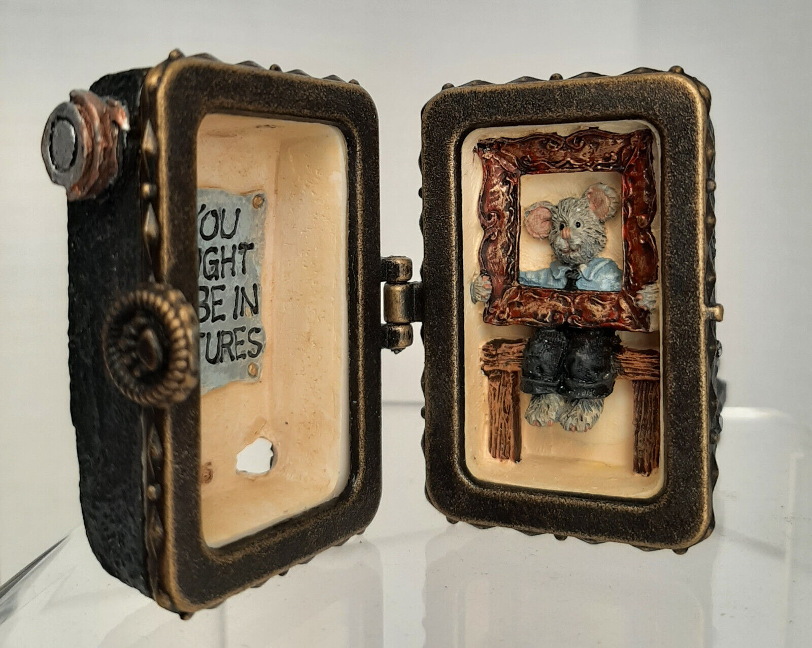 Boyds Bear Treasure Box  Buzz\'s Memory Maker camera EUC no box trinket