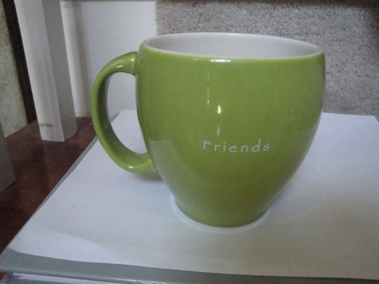 NOS 2004 Hard To Find Starbucks Green Friends Ceramic Mug   