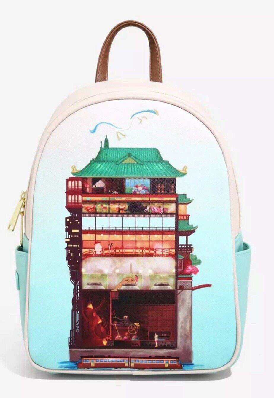 Loungefly Spirited Away Studio Ghibli Mini Backpack Bag NEW