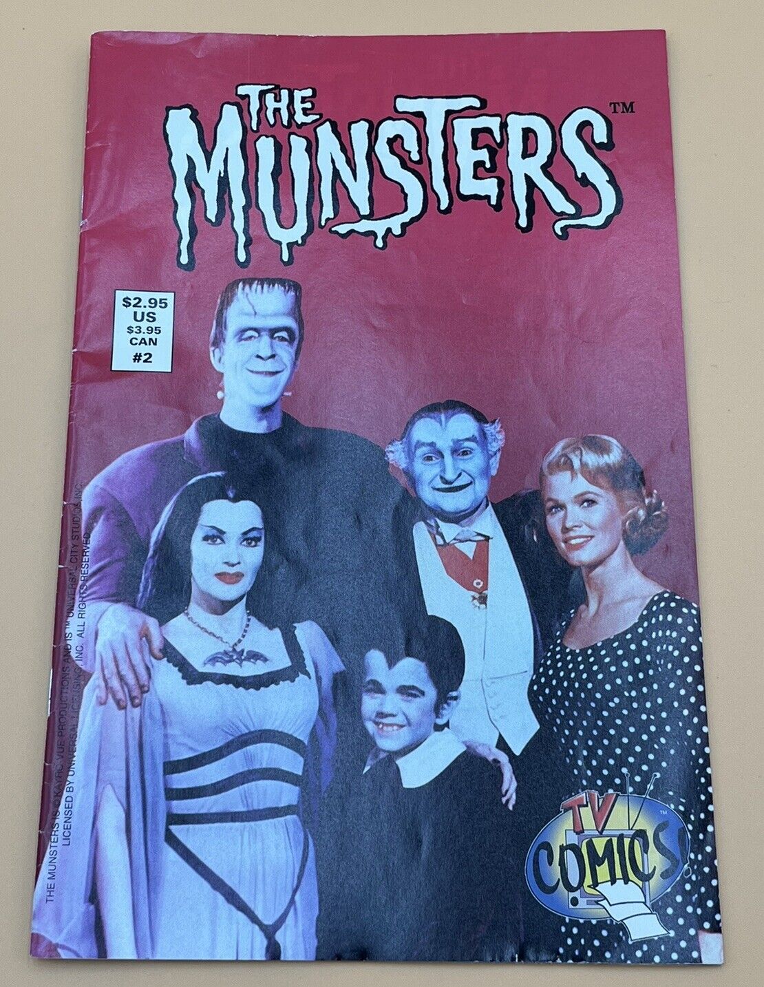 The Munsters #2 (1997) TV Comics, Photo Cover -  Butch Patrick - EX