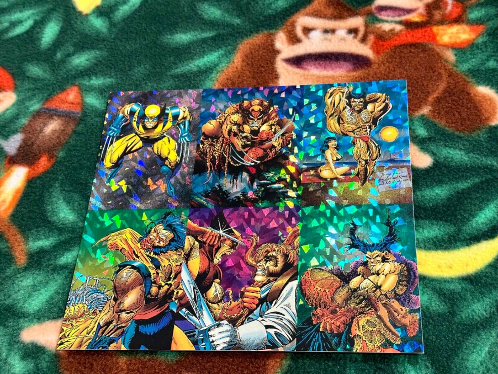 1992 Wolverine From Then Til Now II Uncut Prism Complete Set of all 6 Cards