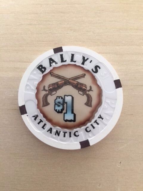 $1 BALLY'S ATLANTIC CITY CASINO CHIP