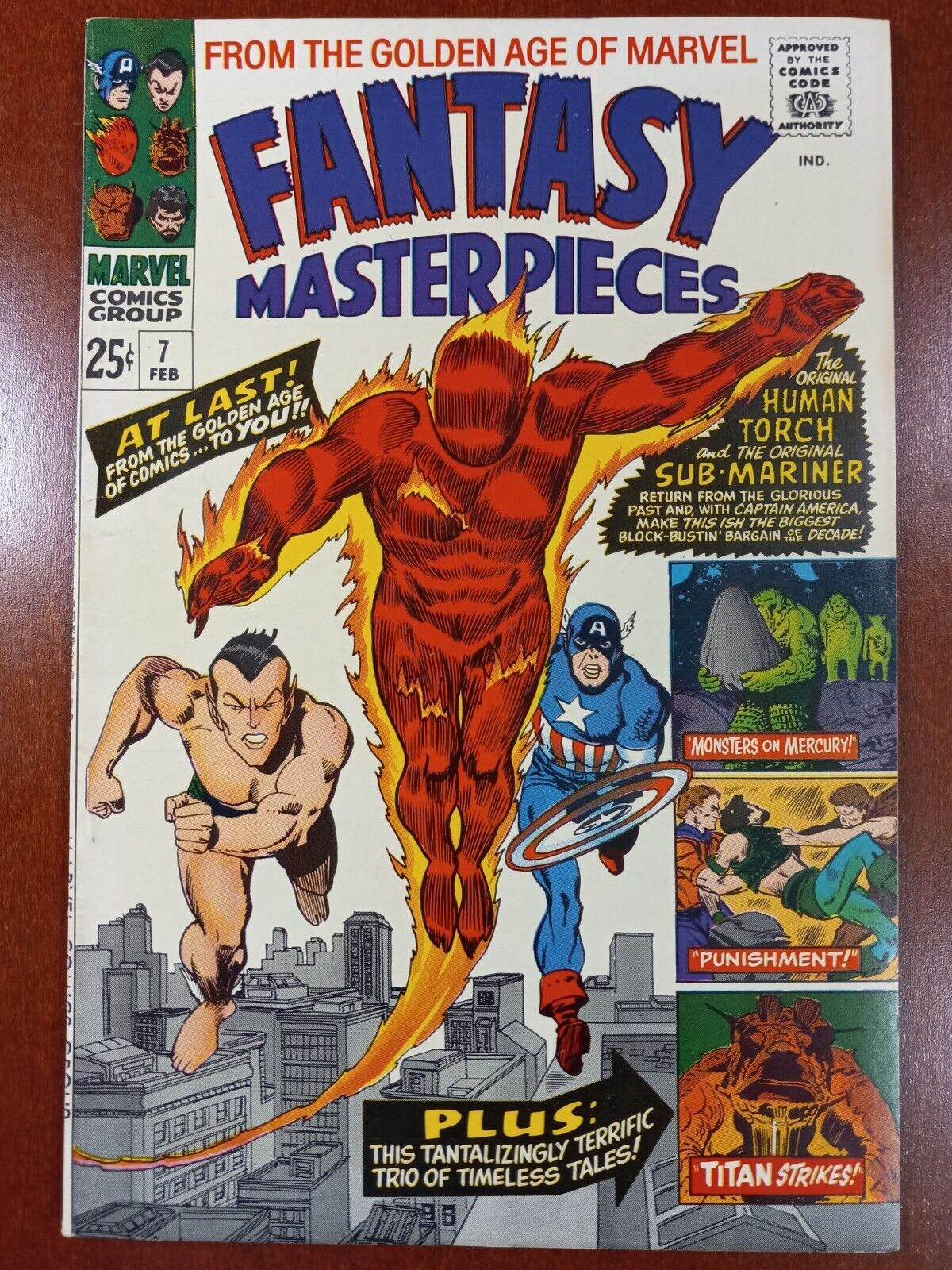 Fantasy Masterpieces #7..1967..G. A. Subby and Torch..Higher grade beauty..