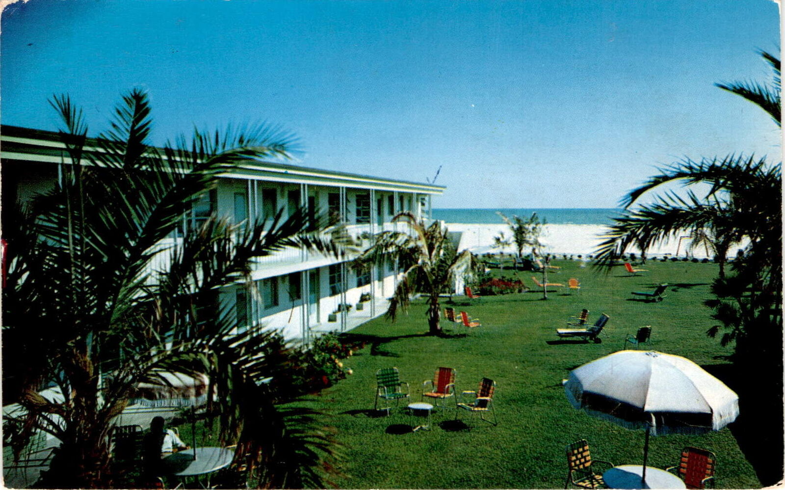 Edward James Hotel, Gulf Boulevard, Treasure Island, St. Petersburg, Postcard
