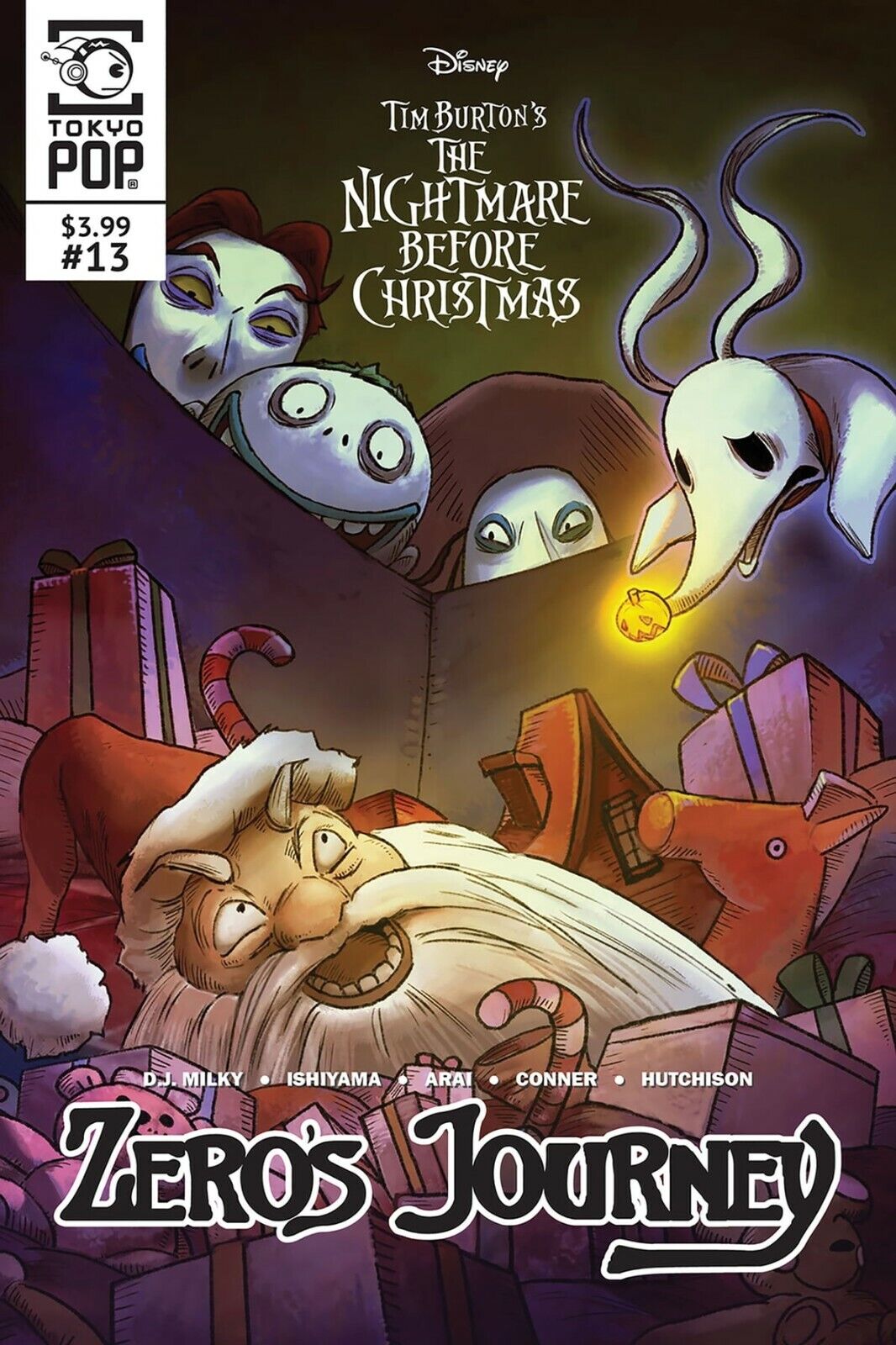 Tim Burton\'s The Nightmare Before Christmas Zero\'s Journey 13 Kiyoshi Aria Cover