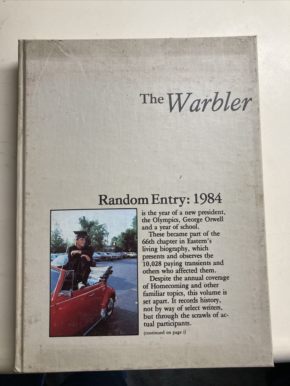 1984 The Warbler Yearbook Eastern Illinois University Charleston Illinois