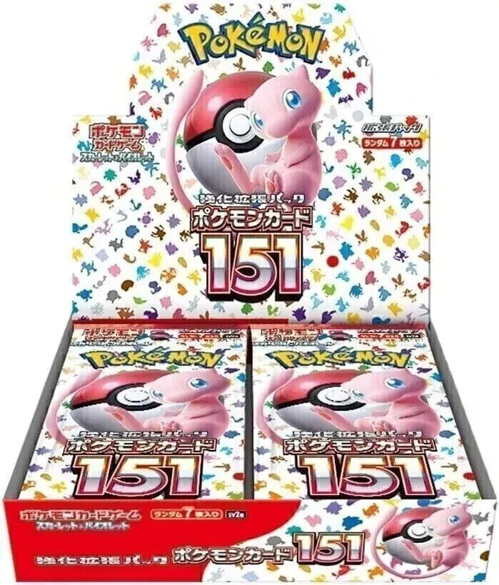 Pokemon Card 151 Booster Box sv2a Japanese Scarlet & Violet Japanese w/shrink