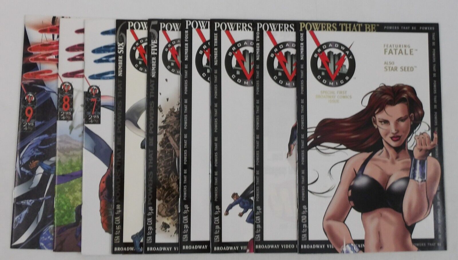 Powers That Be #1-6 & Star Seed #7-9 VF/NM complete series Fatale Broadway comic