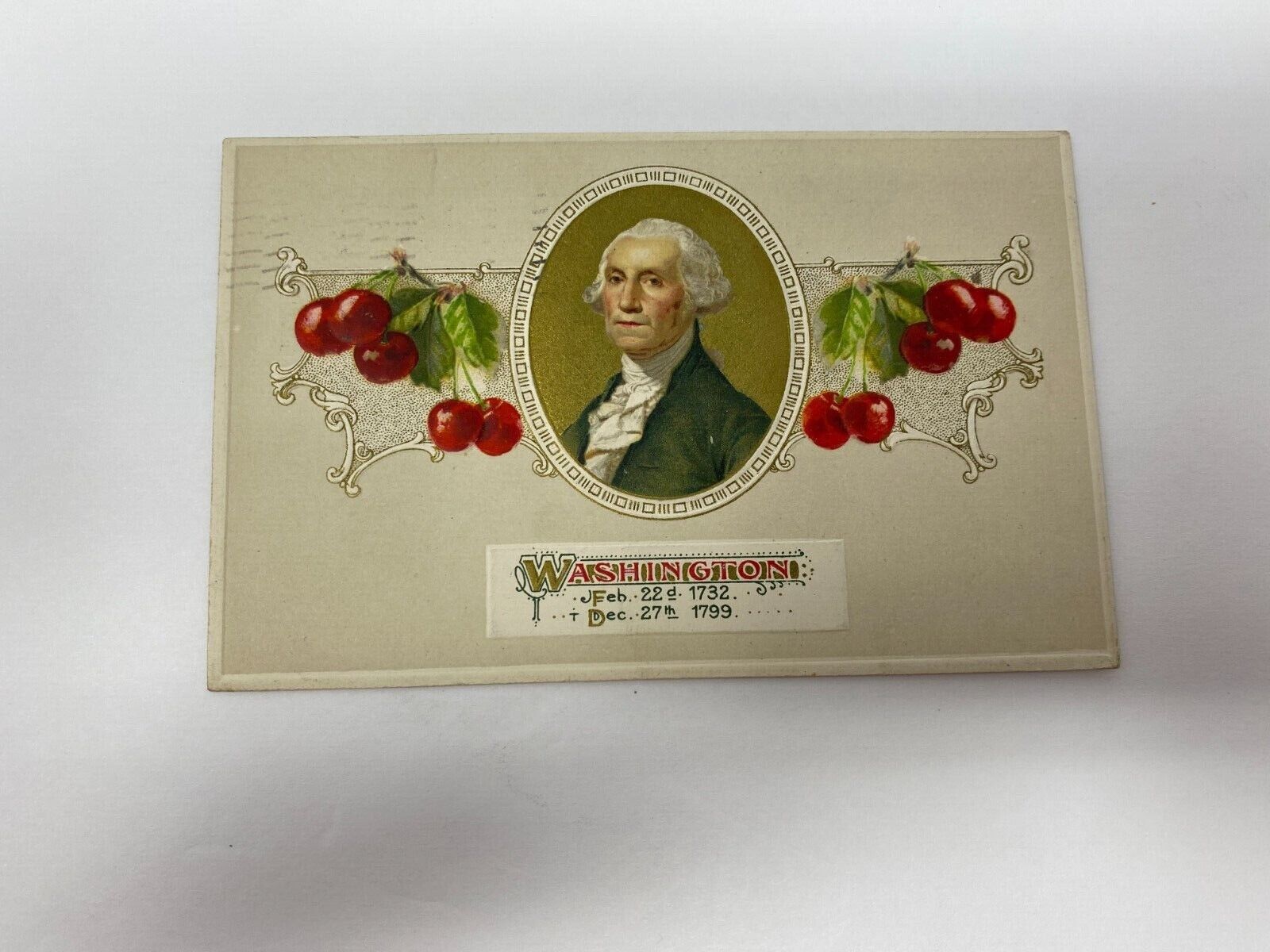 1913 George Washington 1732-1799 Patriotic Postcard 