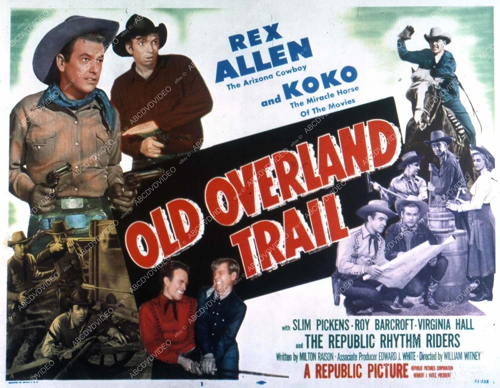 35m-4600 Rex Allen Slim Pickens western film Old Overland Trail 35m-4600 35m-460