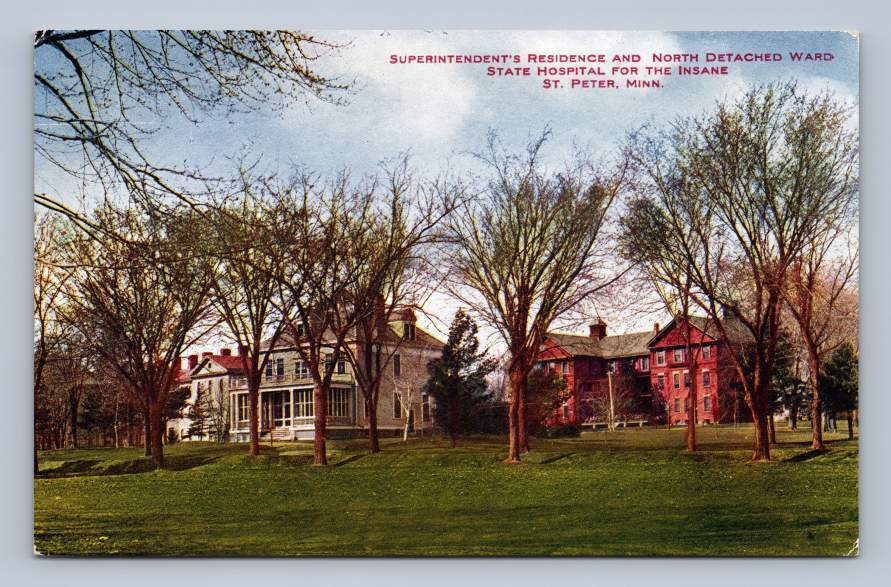 Superintendent's House ~ State Hospital for Insane ST. PETER Minnesota Asylum