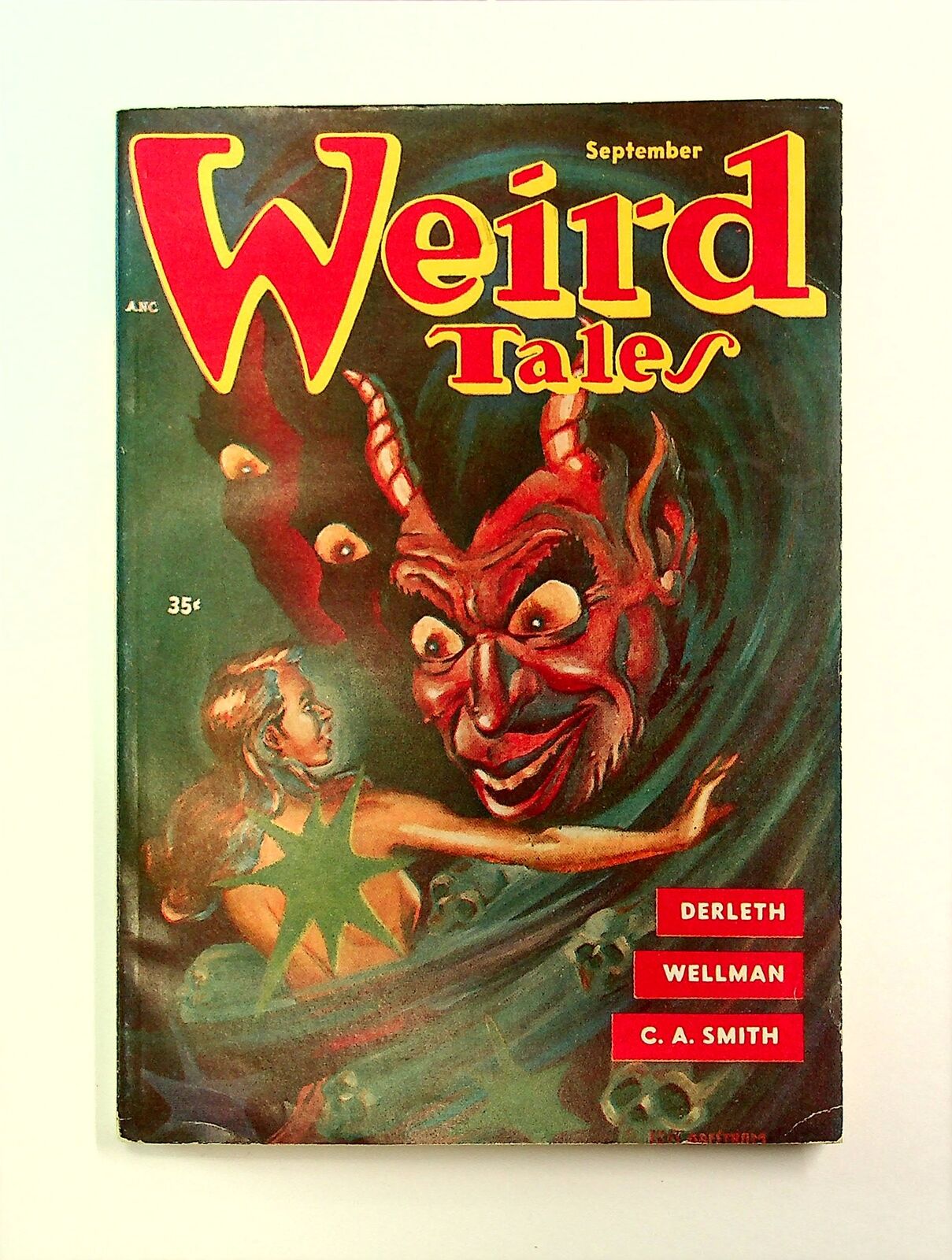 Weird Tales Pulp 1st Series Sep 1953 Vol. 45 #4 FN