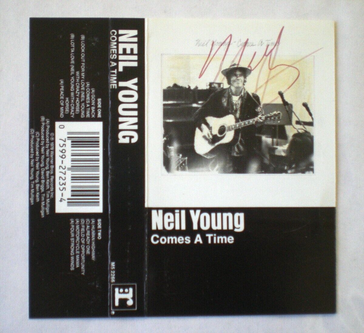 Neil Young’s Autograph.    NOT a Reprint