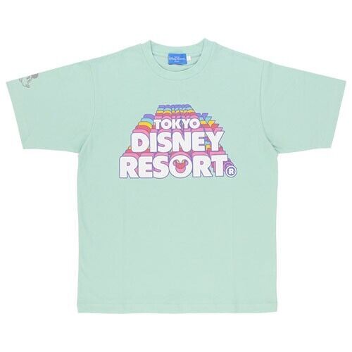Japan Tokyo Disney Resort Mickey TDR  Retro T-shirt S- LL Light Blue  2024