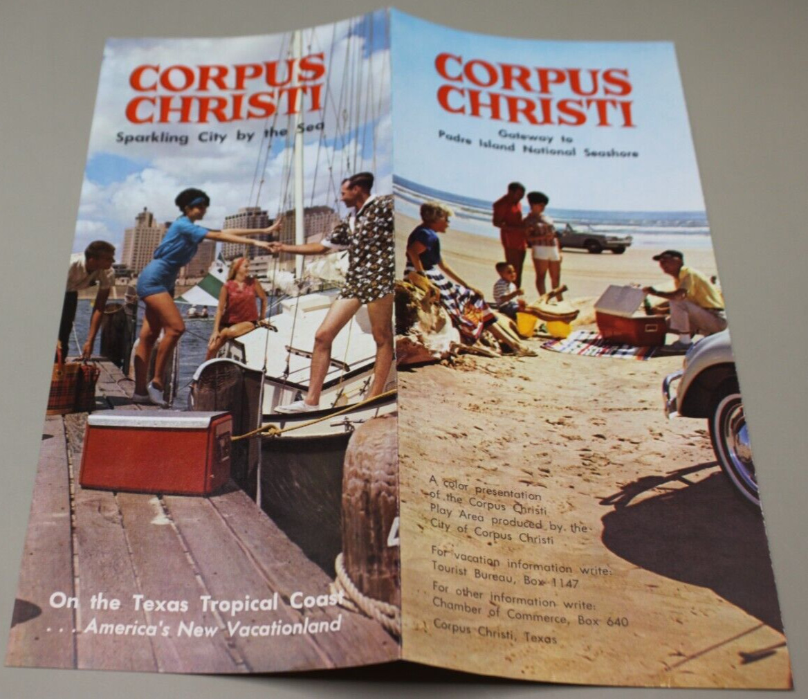 Vintage Texas Corpus Christi Travel Brochure