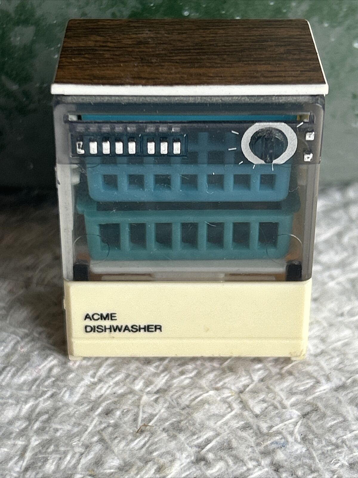 Vintage 1992 ACME Refrigerator Magnet Miniature Dishwasher