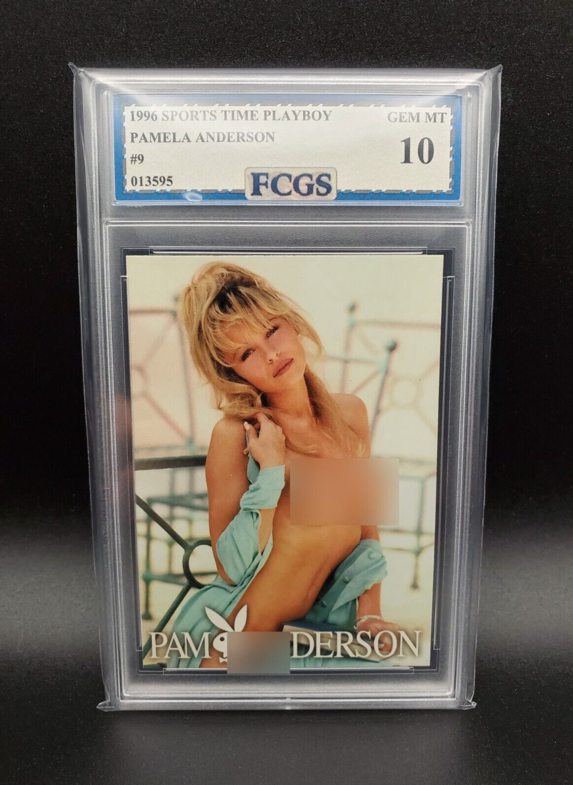 1996 Sports Time Playboy Pamela Anderson #9 - Graded 10 [FCGS] GEM-MT