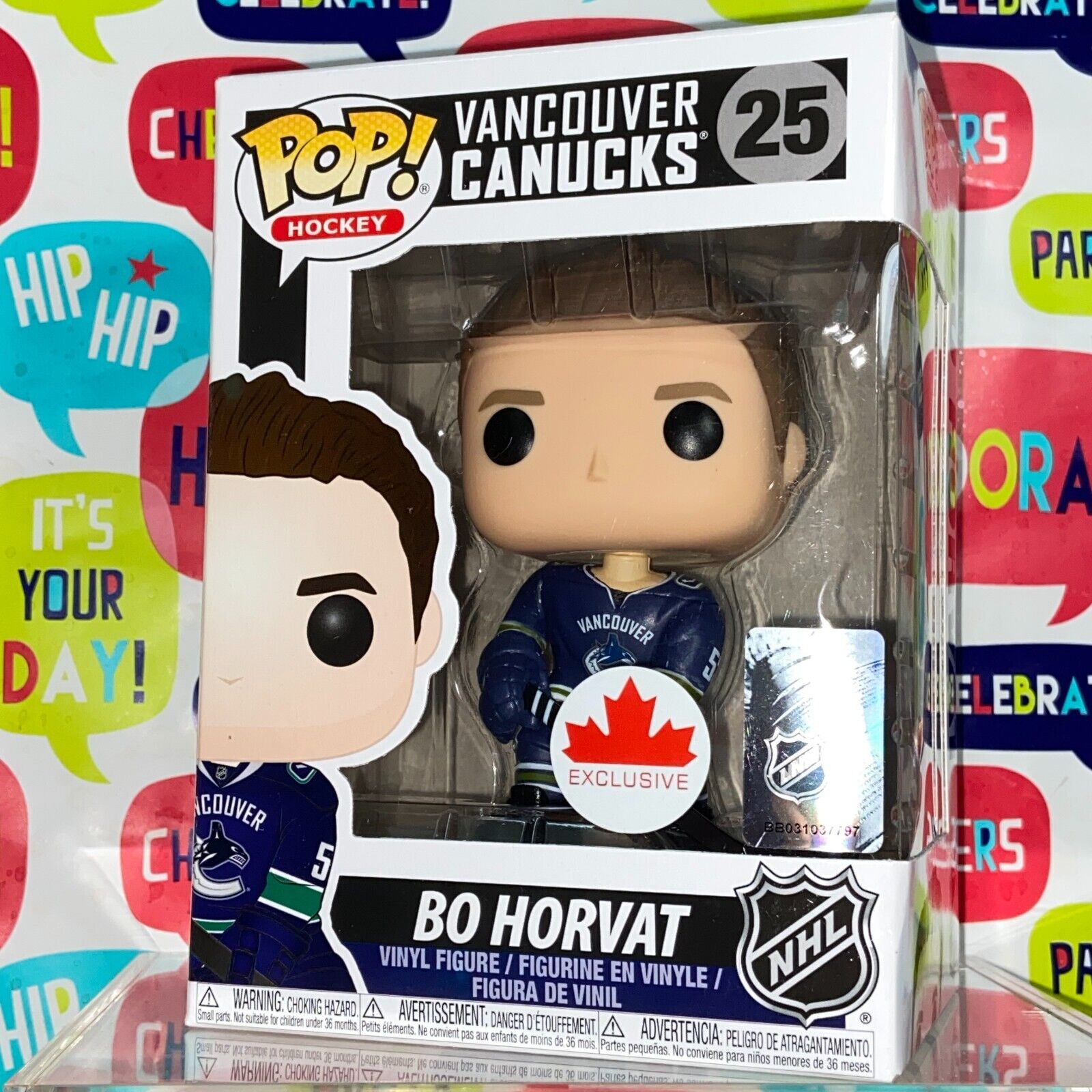 Bo Horvat - Vancouver Canucks NHL Funko Pop 25 Hockey Canada Exclusive