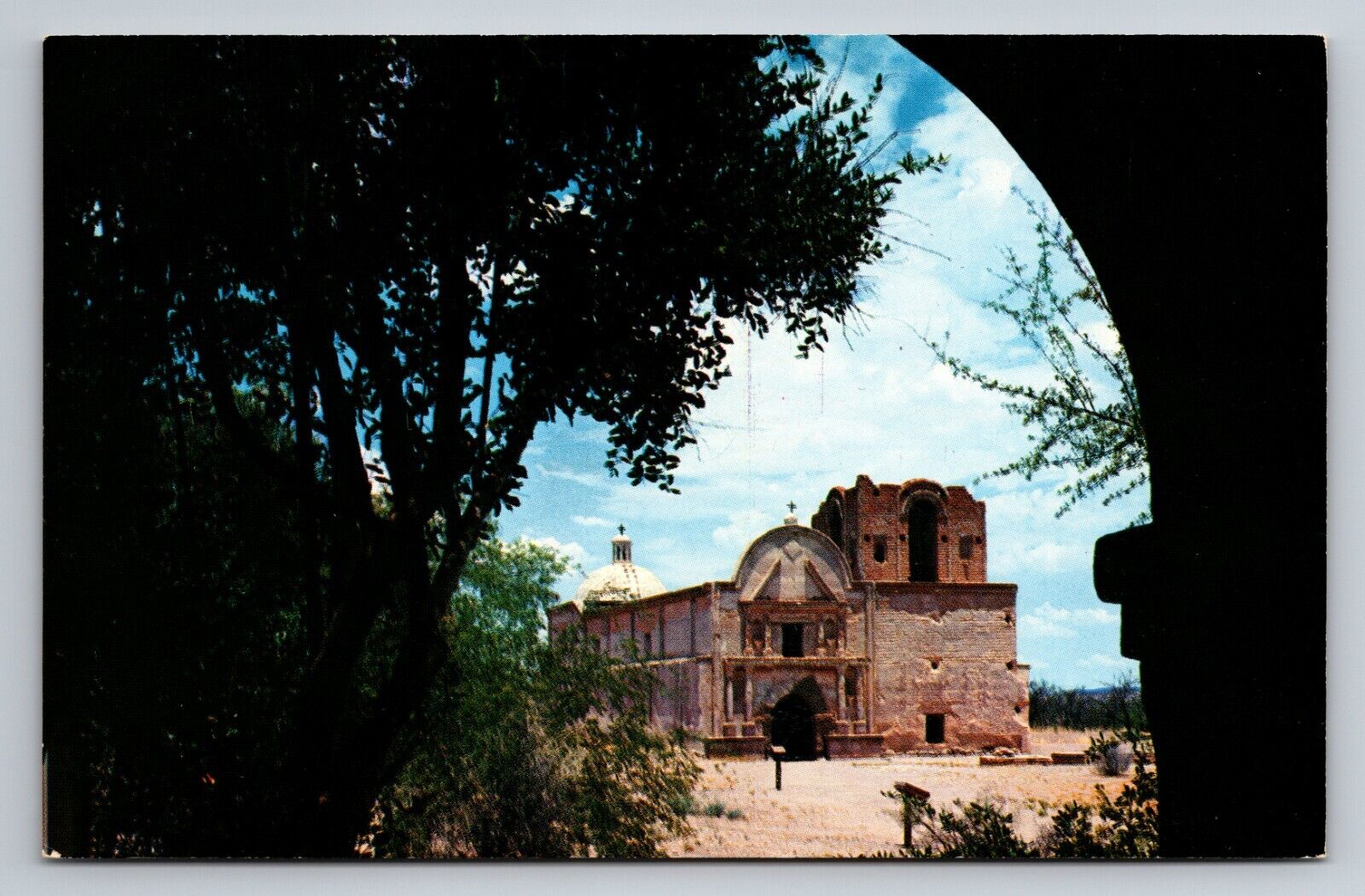 Mission Of San Jose De Tumacacori Near Nogales Arizona Vintage Unposted Postcard
