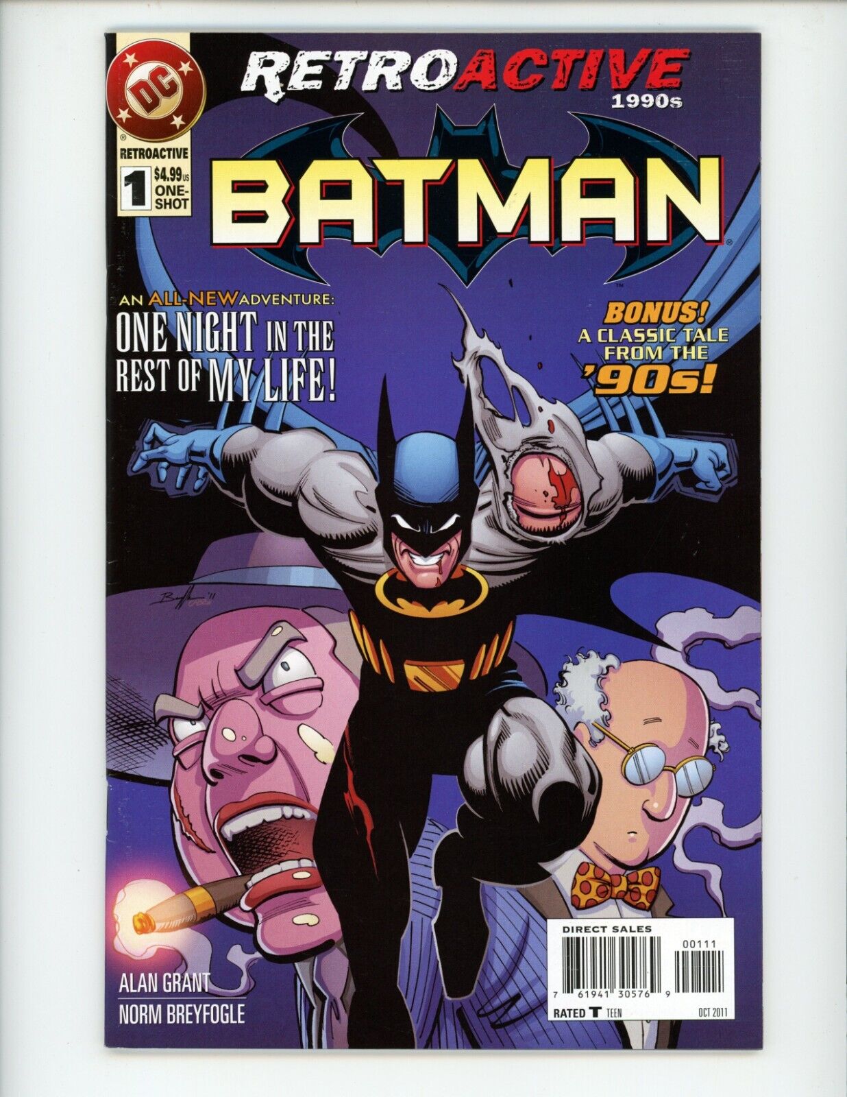 DC Retroactive Batman 90s #1 Comic Book 2011 VF- One-Shot DC Comics