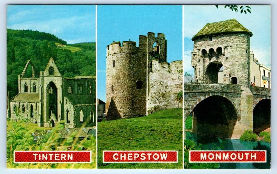 Tintern Abbey Chepstow & Monmouth WALES UK Postcard