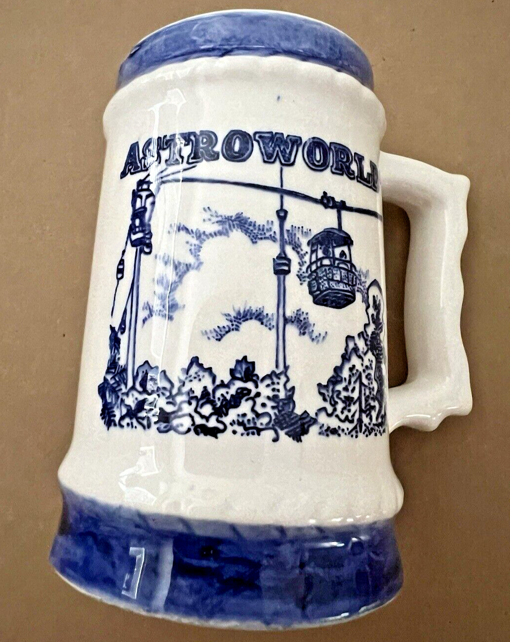 Vintage “Astroworld” Ceramic Mini Mug Souvenir RARE
