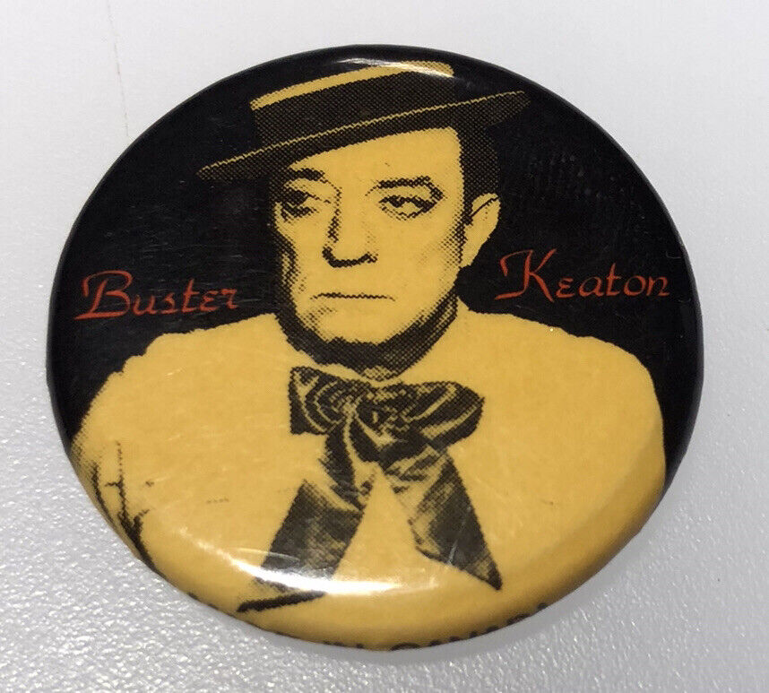 Buster Keaton Actor Comedian Filmmaker Film Movie Star Button Pin Pinback