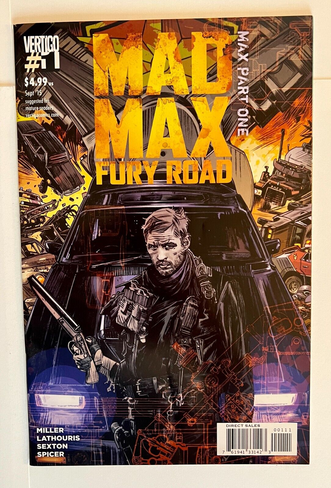 2015 Vertigo Mad Max Fury Road Part One Comic Issue #1