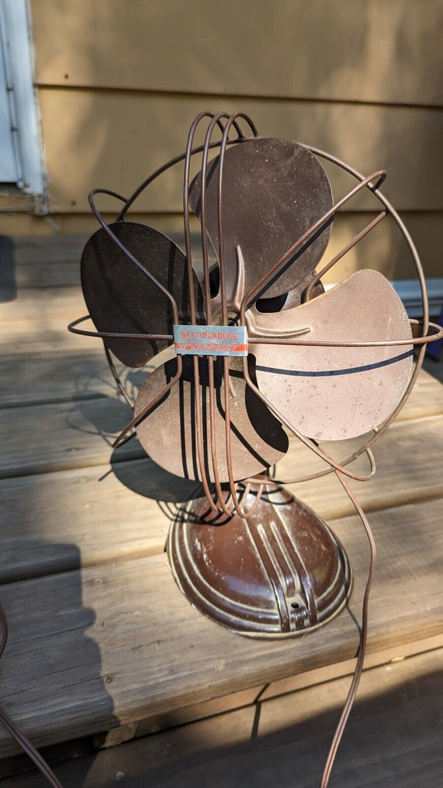Vintage Westinghouse Pacemaker Electric Fan Oscillating 10” Art Deco